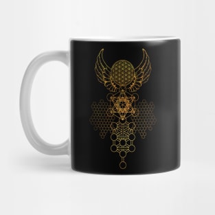 Abstract Angel Wings Sacred Geometry Mug